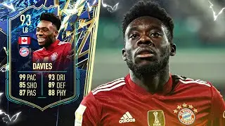 Road Runner!! 🇨🇦 93 TOTS Alphonso Davies Player Review! FIFA 22 Ultimate Team