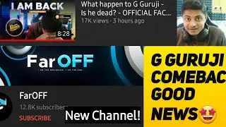 What Happens G Guru ji - G guruji Upload Video on Faroff(New Channel)