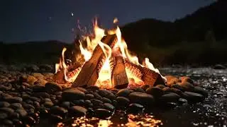 Stress Relief Campfire ASMR for Better Sleep