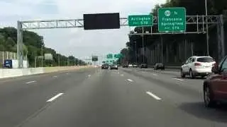 Capital Beltway (Interstate 495 Exits 49 to 57) southbound/outer loop (Local Lanes)