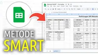 Perhitungan Metode SMART (Simple Multi-Attribute Rating Technique)