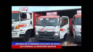 Otto Len&iacute;n Parada entrega al municipio Bol&iacute;var del T&aacute;chira dos unidades de PDVSA Gas Comunal