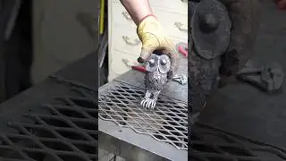 Creating an OWL sculpture #art #welding