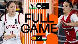 Испания 🇪🇸 против Венгрии 🇭🇺 | Женщины | Полный список | Кубок Европы ФИБА 3x3 2025