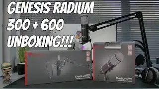 Распаковка микрофона Genesis Radium 300 + 600 и первые впечатления!!!!