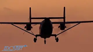 PZL-Mielec M28 Skytruck/Bryza ONE ENGINE LANDING!