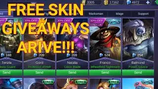 skin giveaway worth 269 or epic skin  mobile legends #SkinGiveaway