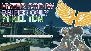 Hyzer | 71Kill TDM | Sniper Only | Cod IW