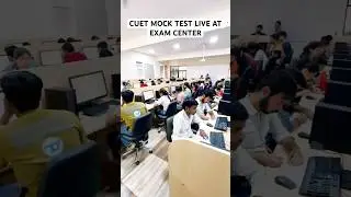 CUET PG 2025 LIVE MOCK TEST Experience at the Exam Center - CUET PREPARATION LIKE REAL EXAM #cuetpg