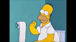 🎵 I've Been Sitting on the Toilet 🎵 | The Simpsons