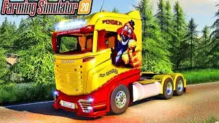 FS 20 SCANIA R1000 PINDER LINK | SPECIAL EDITION TRUCK | FARMING SIMULATOR 20 | #fs20 #fs20mods