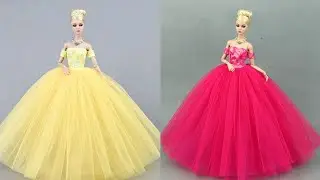 Barbie Doll Makeover Transformation ~ DIY Miniature Ideas for Barbie ~ Wig, Dress, Faceup, and More!