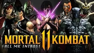 MORTAL KOMBAT 11 - ALL Easter Eggs & MK Character References INTROS! (Mileena, Fujin, Smoke & MORE!)