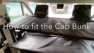 How to fit a CabBunk bunk bed in the Campervan - Room for Two kids!