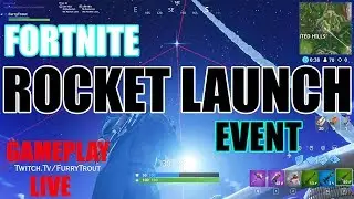 FORTNITE ROCKET LAUNCH BLAST OFF EVENT Raw Gameplay KILLS Footage!