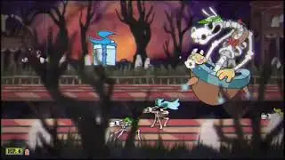 Indie Gamer Chick fights Phear Lap (Cuphead)