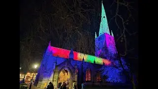 Crooked Spire light show