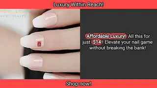 Transform Your Nails with EDA Luxury Beauty Press On Nails - Review & Application Guide