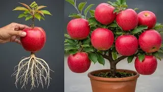 🔴LIVE 🍎How To Grow Apple Tree From Apple Fruit At Home #live
