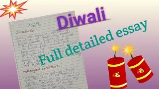 🕯️ Deepawali &ndash; The Festival of Lights | Complete English Essay for School Students #essay #education