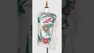 Kashmir Hand Embroidered Cashmere Scarf & Wraps by Naqash Designs