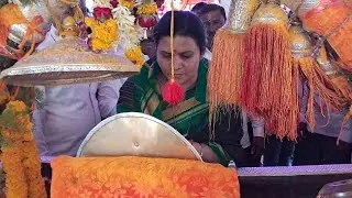Rashmi Bagal श्री संत निवृत्ती महाराजांच्या पालखी सोहळ्यात उपस्थित, विधानसभा पूर्ण ताकदीने लढवणार