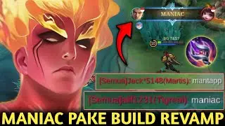 VALIR MANIAC PAKE BUILD REVAMP! MUSUH TENGIL DIBIKIN MALU! BUILD VALIR TERSAKIT 2024! MOBILE LEGENDS
