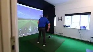 The Hampshire Golf Clubs SkyTrak Installation.
