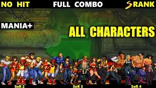 Streets of Rage 4 Stage 5 Full Combo Mania+ ALL Characters