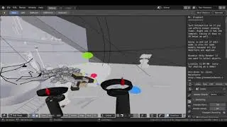 BlenderXR  Edit mode