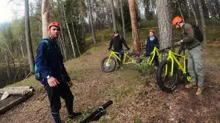 Forest fatbiking in Lithuania