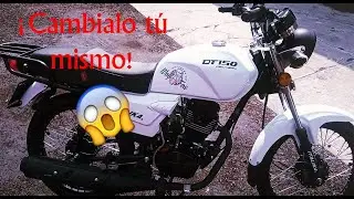 Cambio de aceite de una motocicleta DT 150 en 6 minutos 😱🏍️