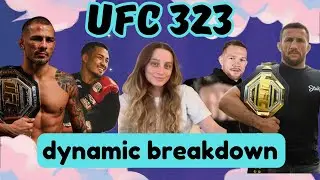 UFC 323 - a dynamic breakdown // a fly and bantam bonanza!!