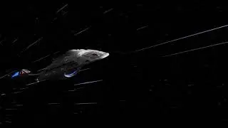 Star Trek Nova Class Warp Fly-by Test