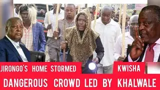FURIOUS Hostile crowd  STORM JIRONGO'S home with full blown torch lights as body arrive in LUMAKANDA