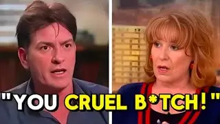 Чарли Шин вынудил Джой Бехар покинуть прямой эфир шоу &laquo;The View&raquo; после унизительной ссоры.
