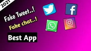 Best fake Tweet , facebok  whatsaap insta , conversion app 2021 Mrtechrahul