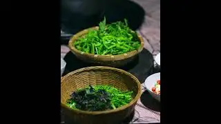 Foraging Mussels & Rain-Kissed Pumpkin Shoots #food #rivercrab #cooking