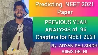 Predicting NEET 2021 paper|Complete Previous Year Analysis(2008-2020)