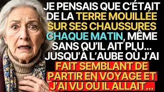 L'histoire de grand-mère👵💗: JE PENSAIS QUE C’ÉTAIT DE LA TERRE MOUILLÉE SUR SES CHAUSSURES...