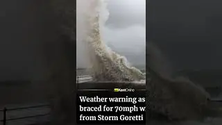 # Weather warning is storm Goretti #