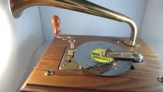 VINTAGE THORENS GRAMOPHONE RARE SWISS MUSIC BOX Wind Up
