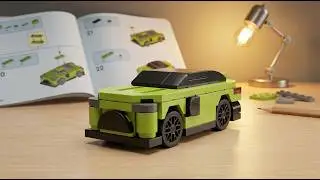 LEGO Microscale Aston Martin Vantage 🧱🔥 Mini Muscle with British Swagger! 🇬🇧💨 #legobuild #legoshorts