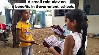 Small roleplay on benefits in government schools #governmentschoolstudents #englishspeakingpractice