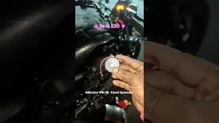 Splendor Plus BS-6 me indicator buzer set ker ka tarika #shorts #youtubeshorts #bike #motorcycle