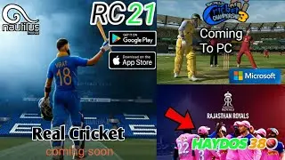 Real Cricket 21 Advance Real Motion | Wcc3 Finally On PC With HD Graphics | Haydos 380 in Play Store