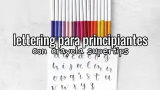 lettering con crayola supertips ✨ #miércolesdelettering ✨ thelma study