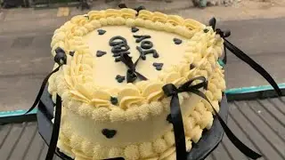 No Crack! How To Covered Cakes Perfectly With Butter Icing And Foundant