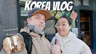 Korea Vlog | Trying a Famous Bagel Spot 🥯 & Cozy Café Chat ☕️