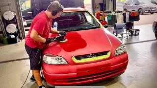 ПОЛИРОВКА АВТОМОБИЛЯ СВОИМИ РУКАМИ, НОВИЧКАМ , Всё просто. Купил убитый Opel Astra G CC. 8 часть